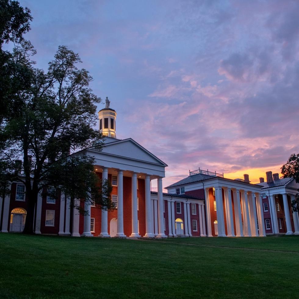 Photo of the Colonnade at sunrise